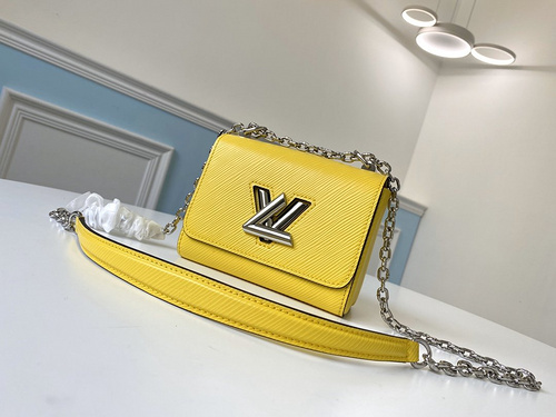 LV bag M56119 yellow mini twist mini handbag-2390895b